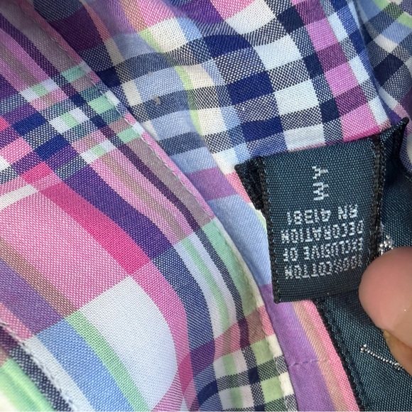 RALP LAUREN Men's Pink Plaid Shirt - Picture 5 of 8